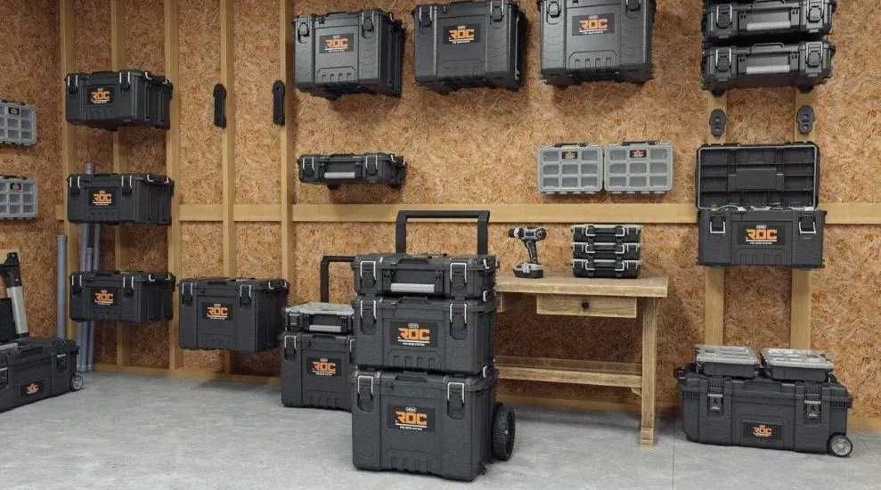 Модульна система з 3 ящиків Keter ROC Pro Gear 2 Mobile System 256982