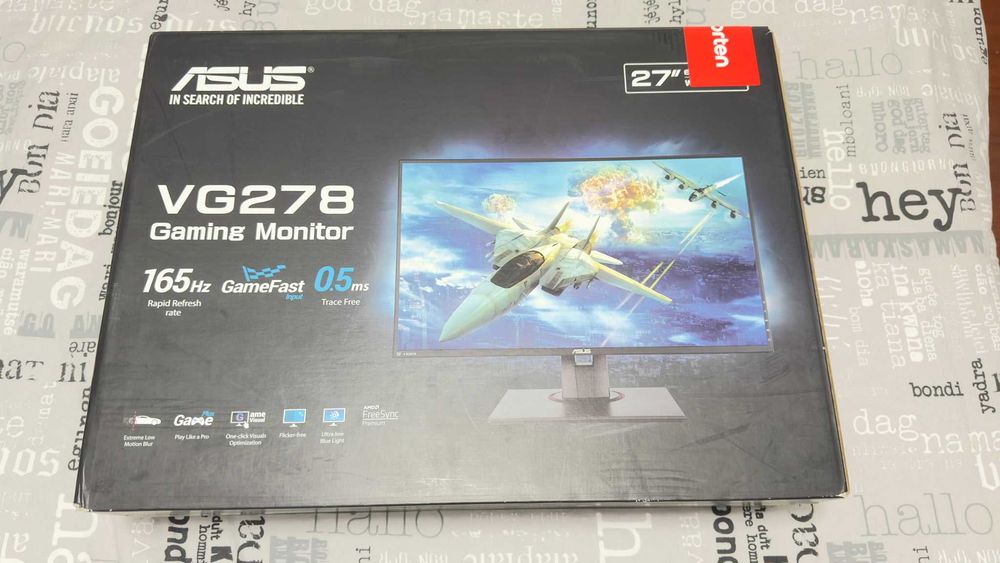 ASUS VG278 Gaming Monitor – 27" / 165Hz / 0.5ms – Like New!64584560978946122