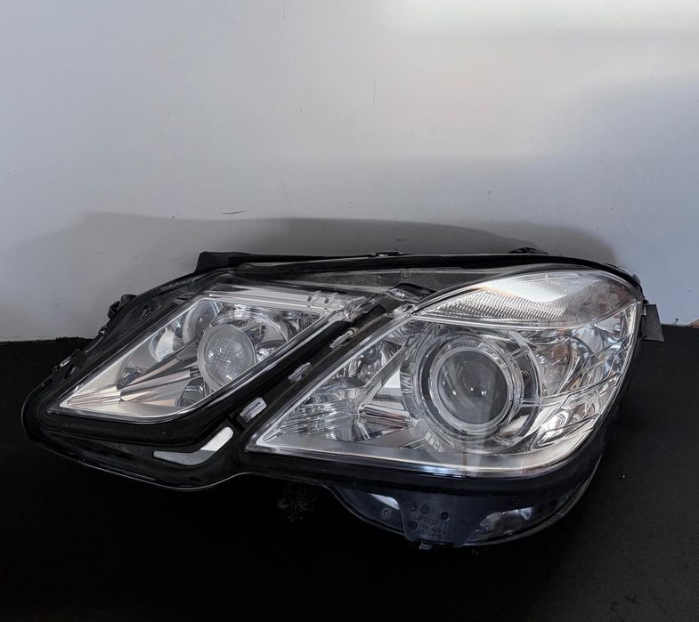 lampa lewa reflektor lewy mercedes w212 bi xenon + led skrętny hella e