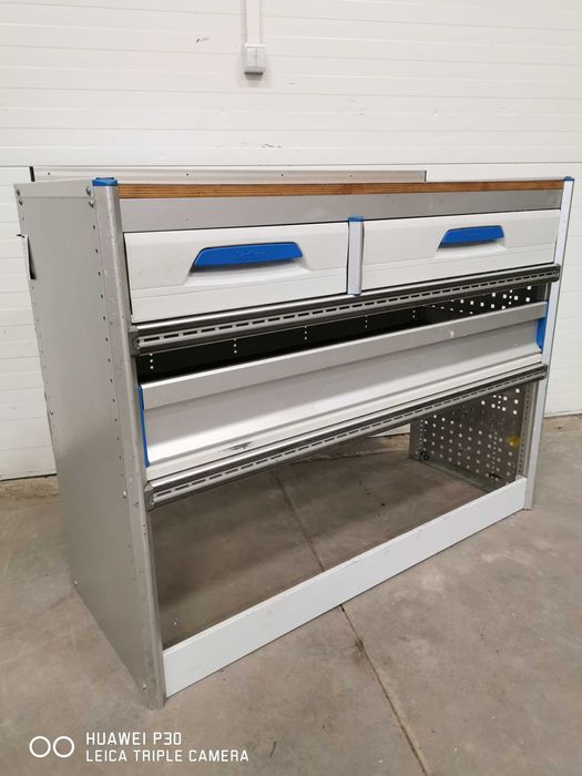 Zabudowa serwisowa warsztatowa SORTIMO stół Proace MAX Master