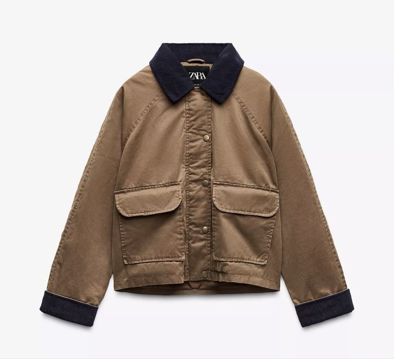Куртка Zara в робочому стилі S