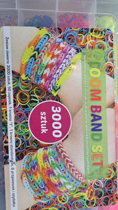 Zestaw gumek loom band set