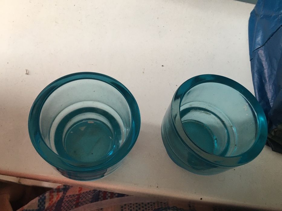 Castiçal vidro e outros 19.