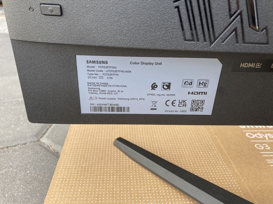 Monitor 27 cali 144Hz samsung
