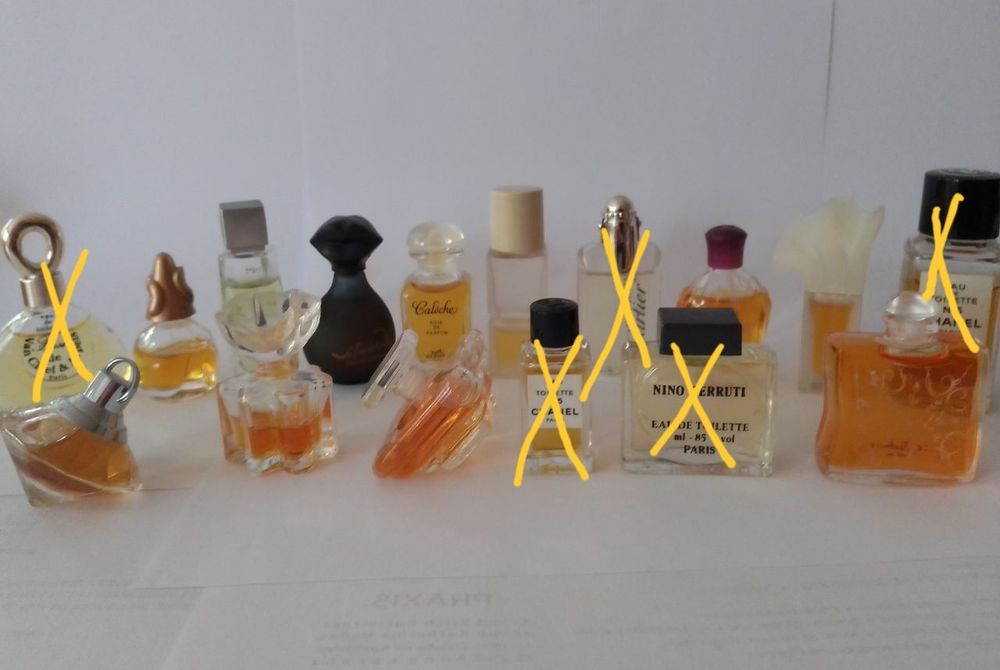 Винтажные духи миниатюры редкие Hermes Cartier Lancome  Azzaro Versace
