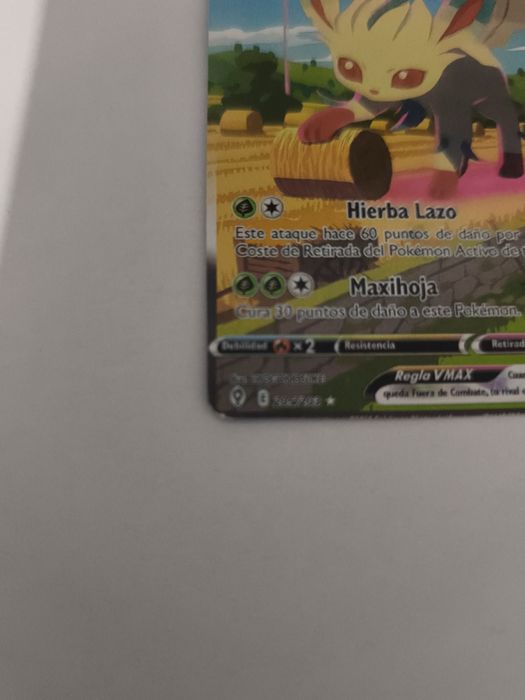 Card leafeon vmax arte alternativa 205/203