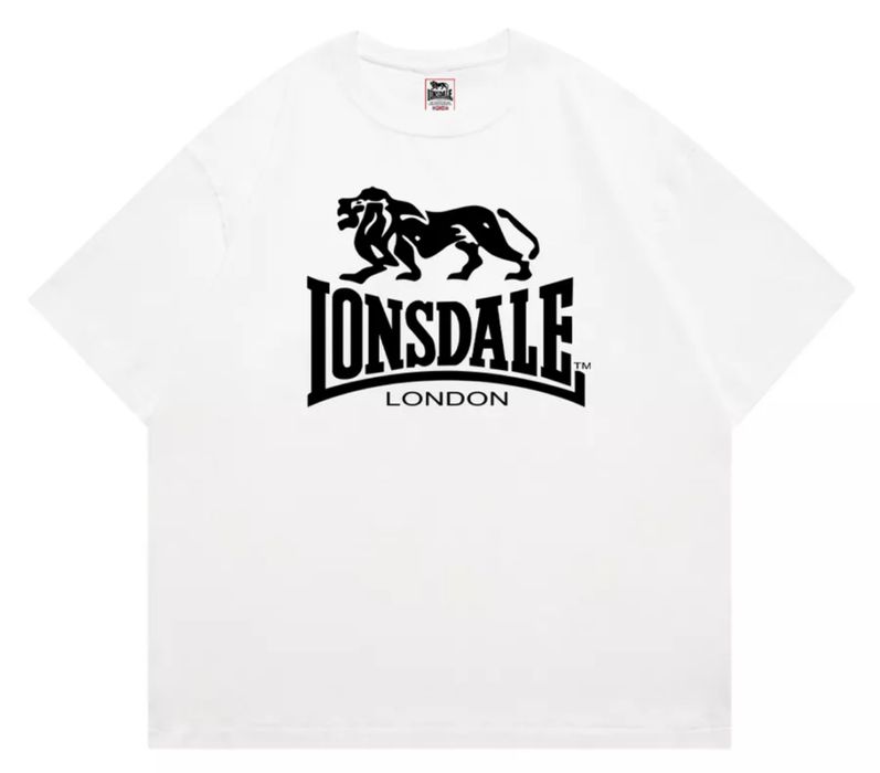 Мужские футболки Lonsdale London Fight spider logo  унисекс лонсдейл