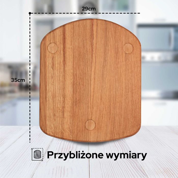 Podstawka deska thermomix termomiks TM6 TM5 dąb slider ochrona wagi