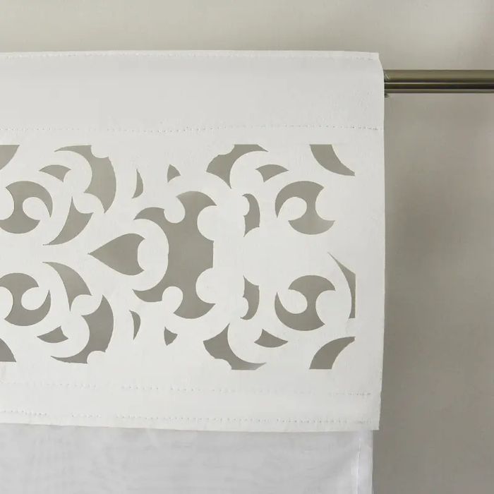 Biały panel firanowy 70x150