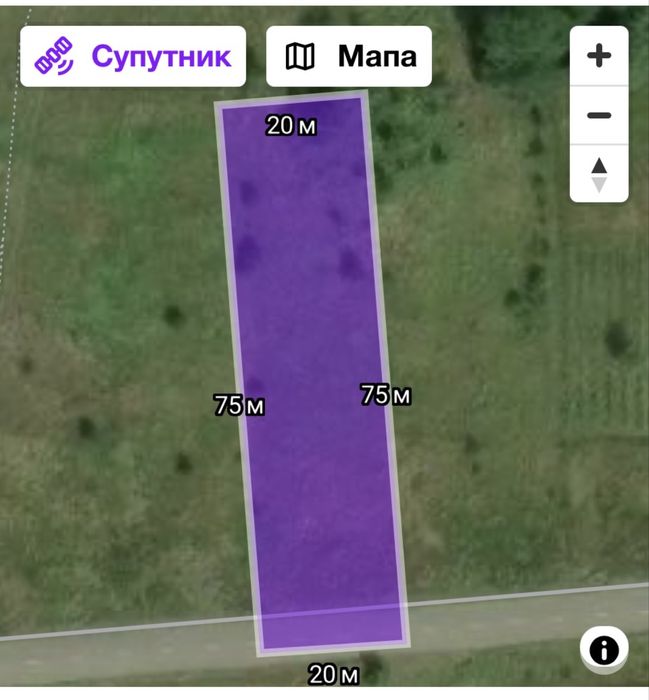 Воля Гамулецька ділянка 15сот під будівництво