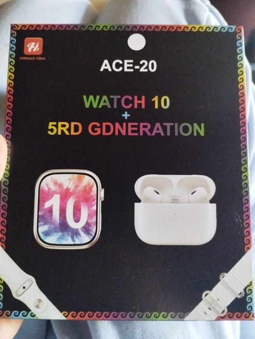 Smartwatch com fone e dois braceletes