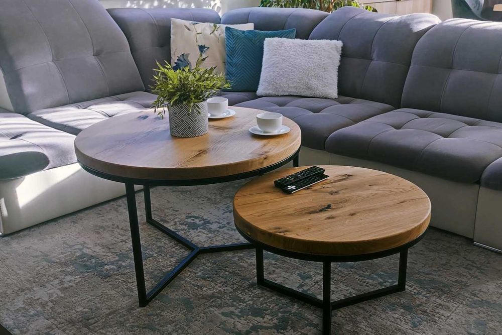 Stół rozkładany stolik drewniany dąb lite drewno na wymiar PRODUCENT