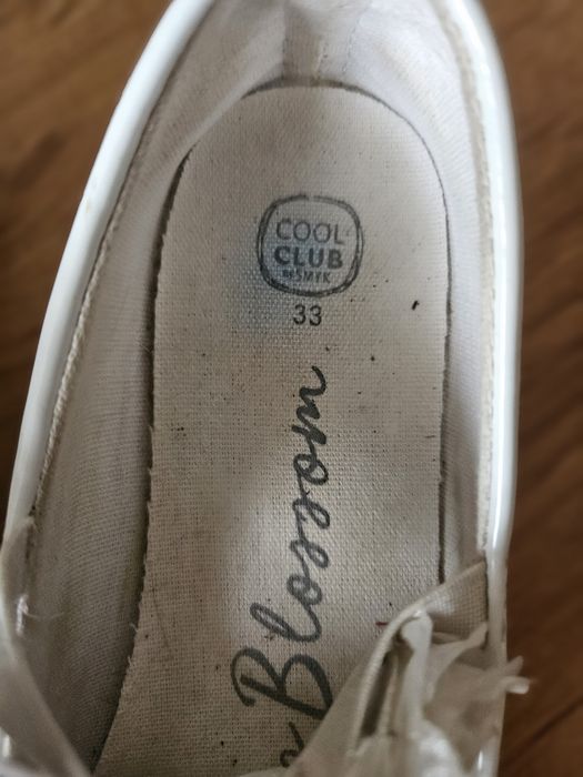 Biale buty komunijne 33 cool club