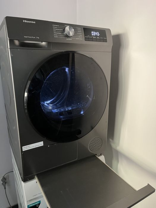 Zestaw Hisense – pralka + suszarka | zadbane | suszarka na gwarancji