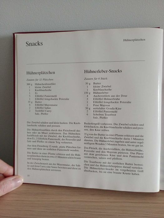 Książka kucharska po niemiecku auf Deutsch Geflugel