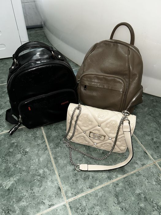 Сумка  нова кроссбоді Guess рюкзак шкіра