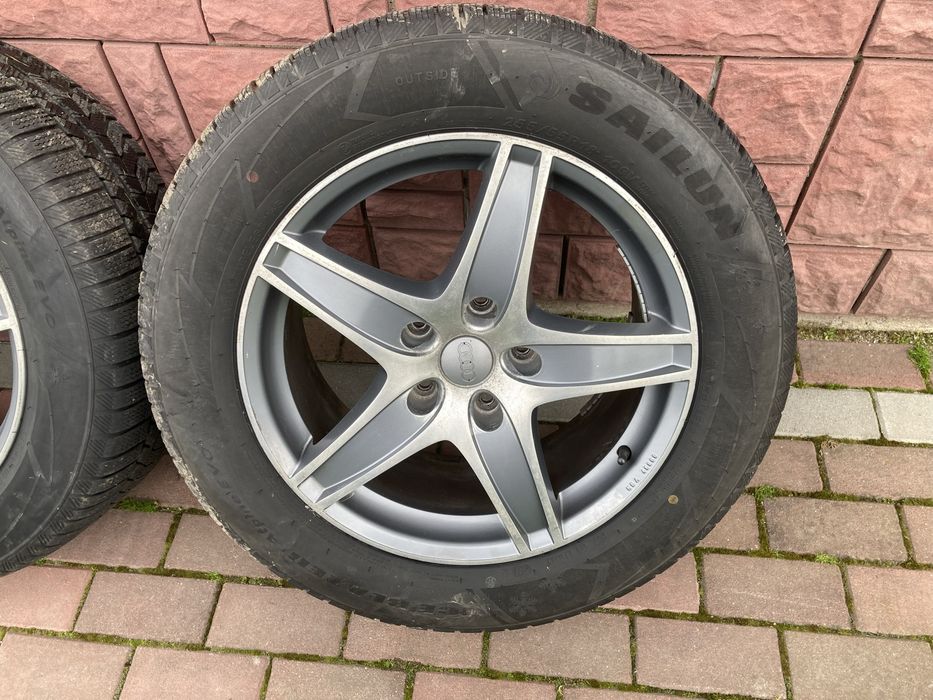 Alufelgi RONAL Germany R18, 5x130 + Opony ZIMOWE 255/55 Rexton Audi
