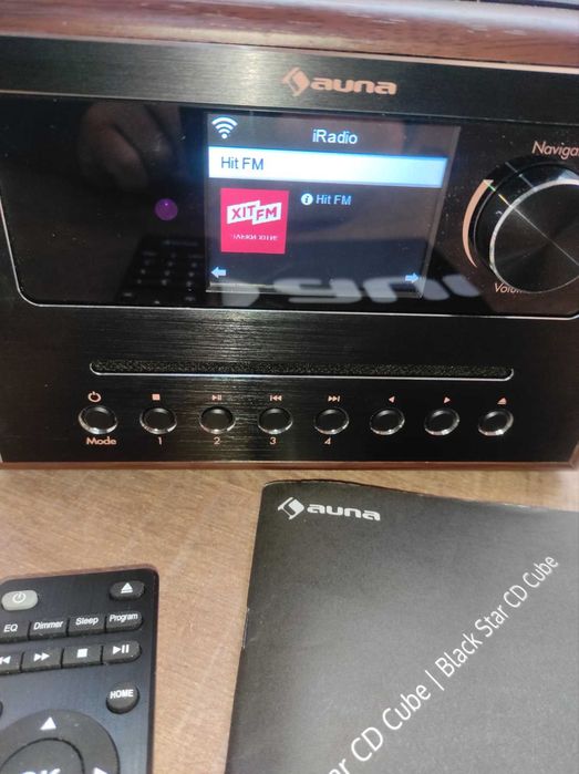 Інтернет радіо Auna Silver Star CD Cube FM CD MP3 Вт lcd Дисплей