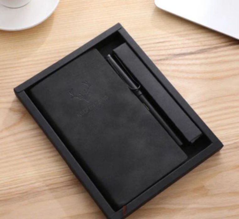 Notes dziennik notatnik - Zestaw prezentowy- Wieczne pióro.