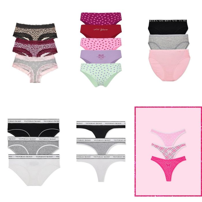 Набір трусиків Victoria's secret 3 штуки білизна Victoria's Secret трусики Victoria's secret