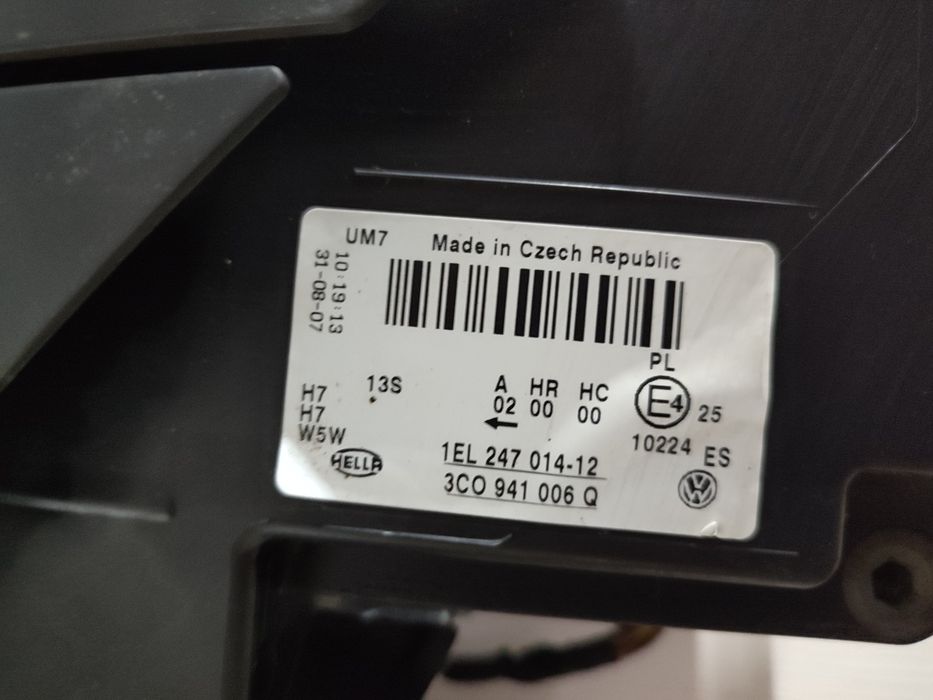 Фари Фольксваген Пассат Б6 фара Passat B6