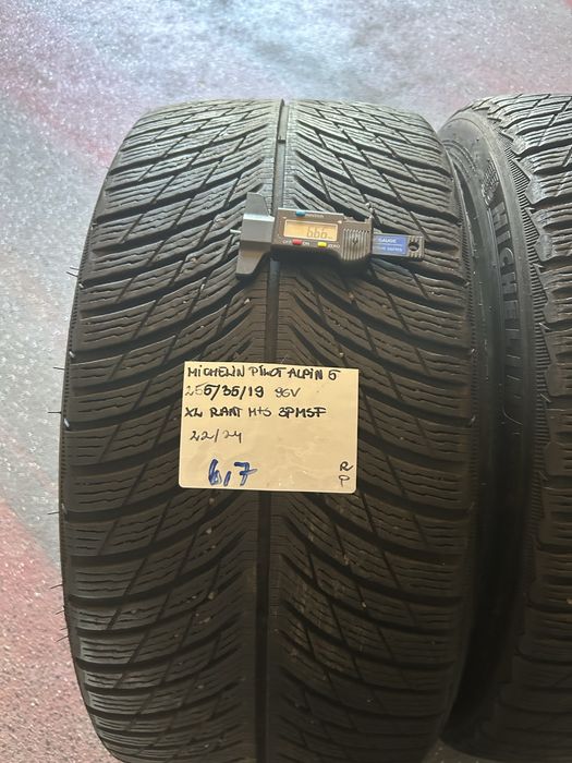 2x 255/35R19 96V MICHELIN PILOT ALPIN 5 opony zimowe 2024R M+S 3PMSF XL RANT