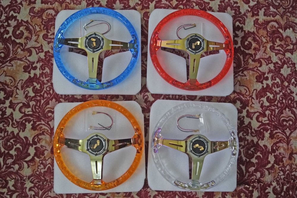 Спортивный акриловый руль 350мм (вынос 70мм)