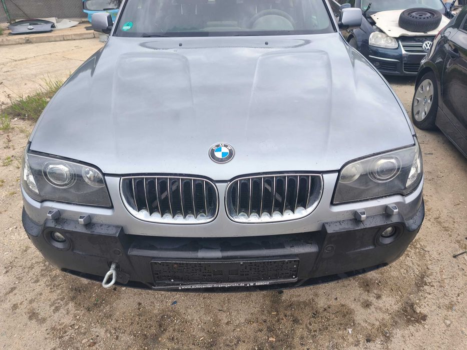 BMW X3 E83 A08/7 silbergrau metallic 3.0D automat 4x4 CZĘŚCI