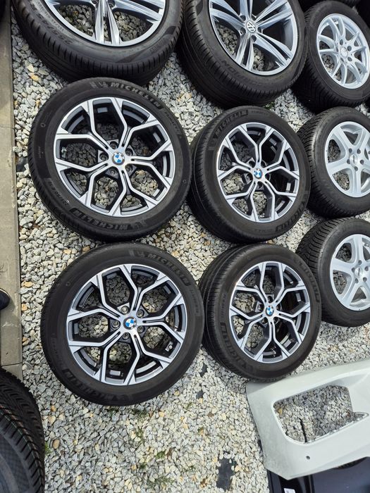 Felgi koła Aluminiowe Orginal BMW X1 F48 X2 F49 18 7.5IS51 Et51 5x112 Super stan 225/50/18 michelin