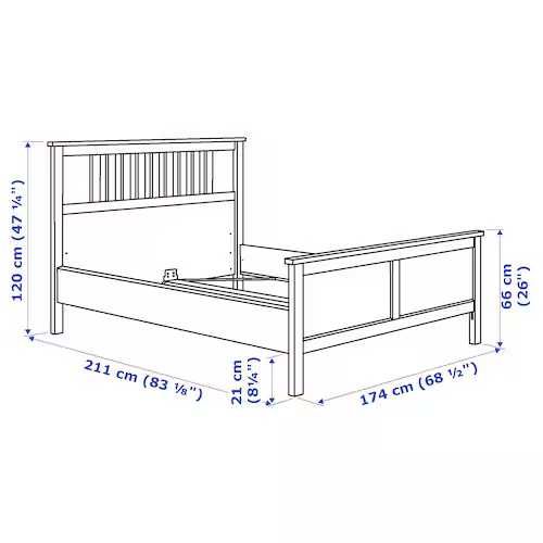 Łóżko IKEA Hemnes, białe,  r.160x200 cm -dostawa grat