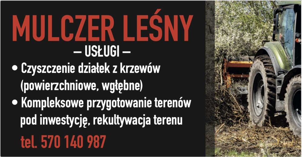 Karczowanie • Wycinka • Mulczowanie • Rekultywacja – Podkarpacie