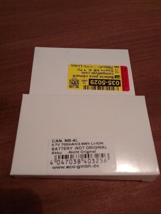 New Battery for Canon NB-4L64586280663937123