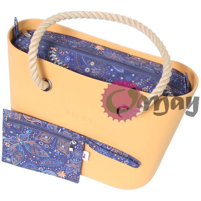 organizer OBAG STANDARD +KOSMETYCZKA motyle 2 kieszenie OMAY