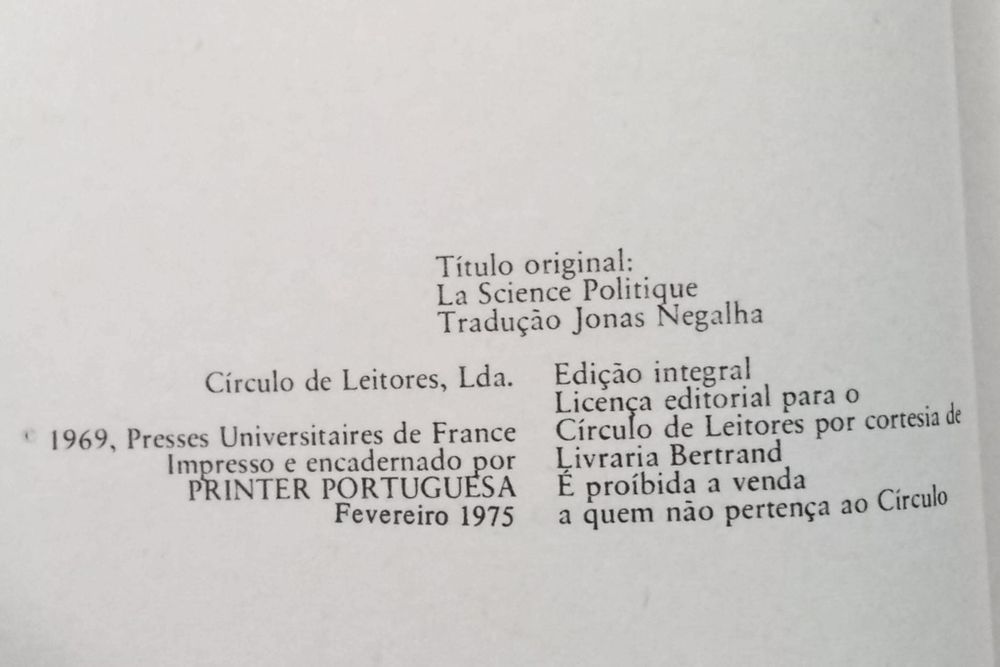 A Ciência Política Atual