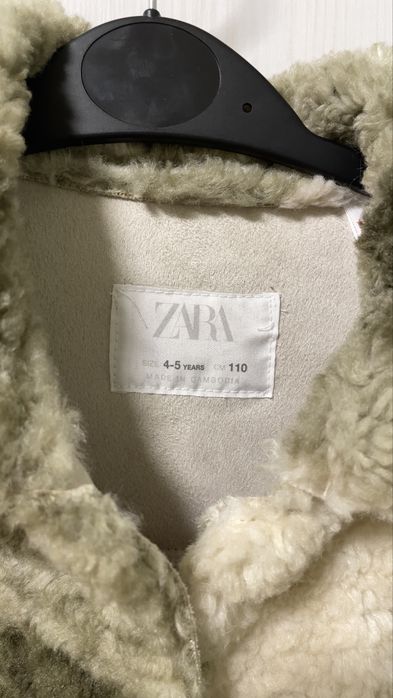 Куртка шерпа zara