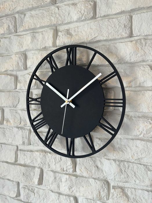 Nowy Zegar ścienny Rzymski LEO 30 cm Wyprzedaż