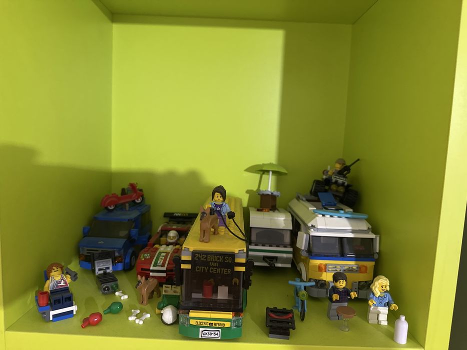 Lego city carros e autocarro