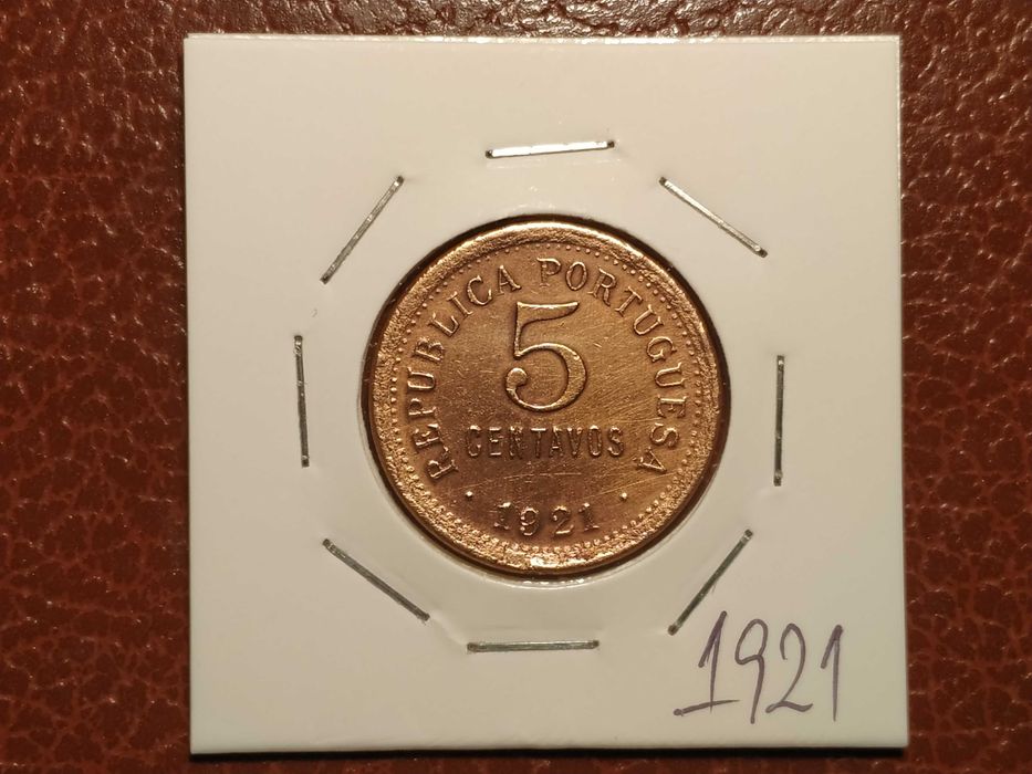 A615 moeda de 5 centavos de 1921 - Portugal