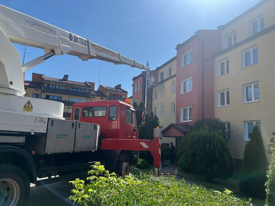 Wynajem/ Usługi/ Podnośnik koszowy/ zwyżka  22m-45m