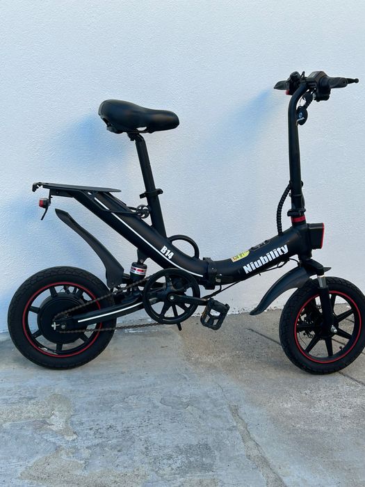 bicicleta elétrica Niubility dobrável