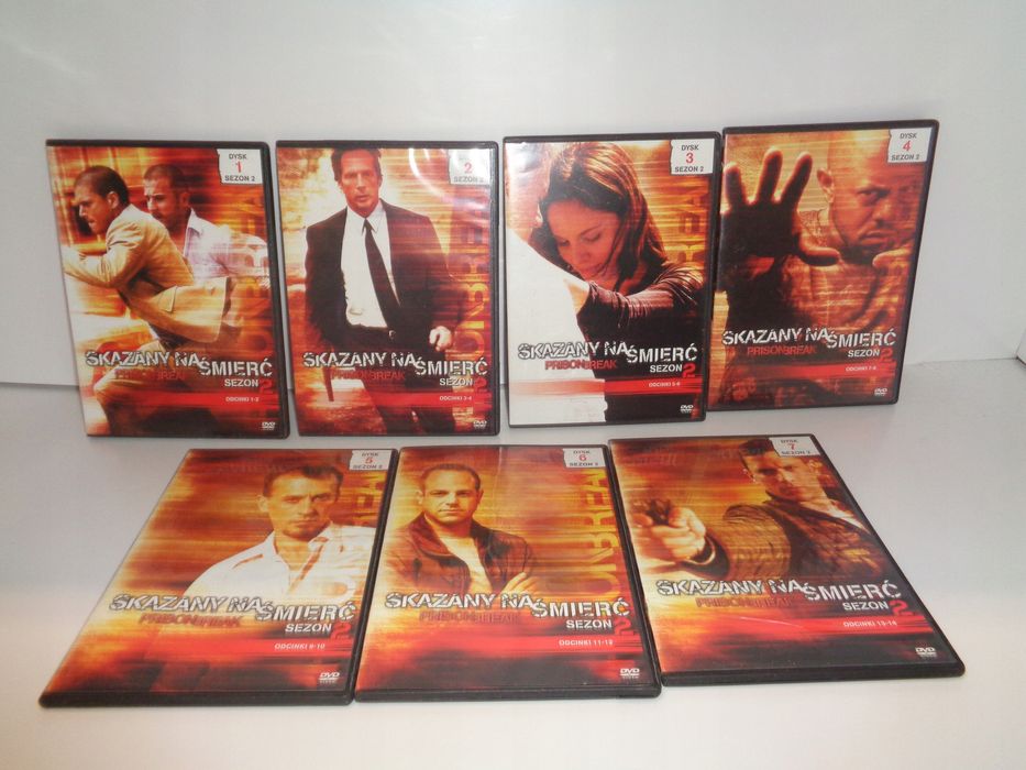 Skazany na śmierć sezon 1 odc. 1-22, sezon 2 odc.1-14. 18x DVD *