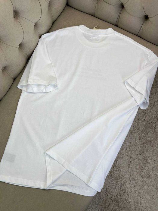 Белая футболка с принтом Vetements мужская футболка Ветмо коттон f720