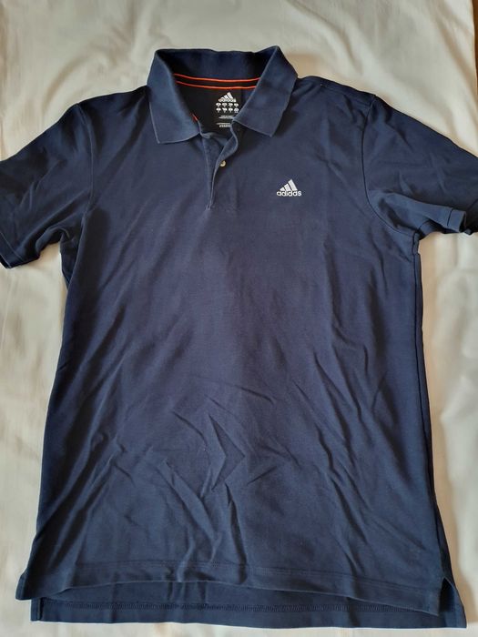 Поло чоловіче Adidas Performance Essentials, сине,  розмір М. Оригінал