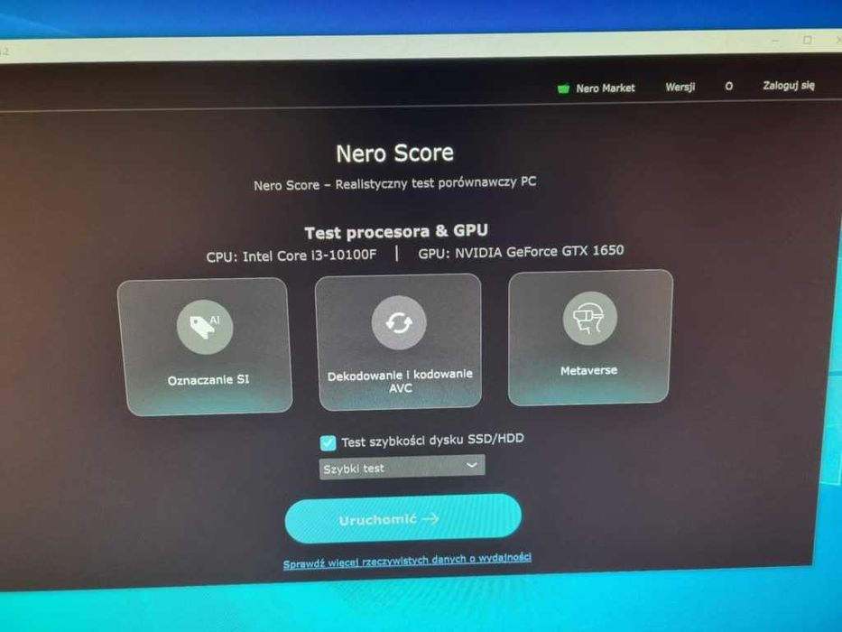 Komputer stacjonarny / i3-10100F / GTX 1650 OC 4GB / 16GB RAM