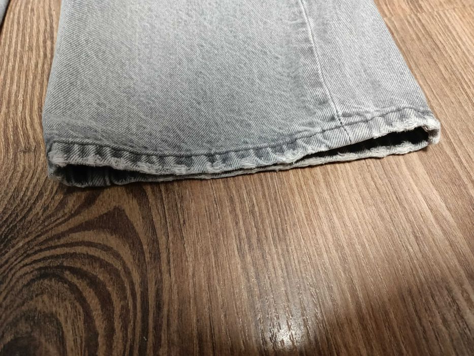 Zara - szare jeansy z szerokimi nogawkami rozmiar 38