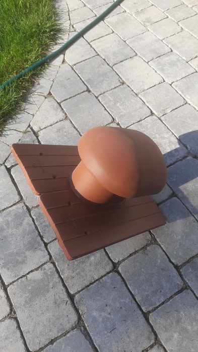 Kominki dachowe ceramiczne zespolone z dachówką Creaton, fi 125