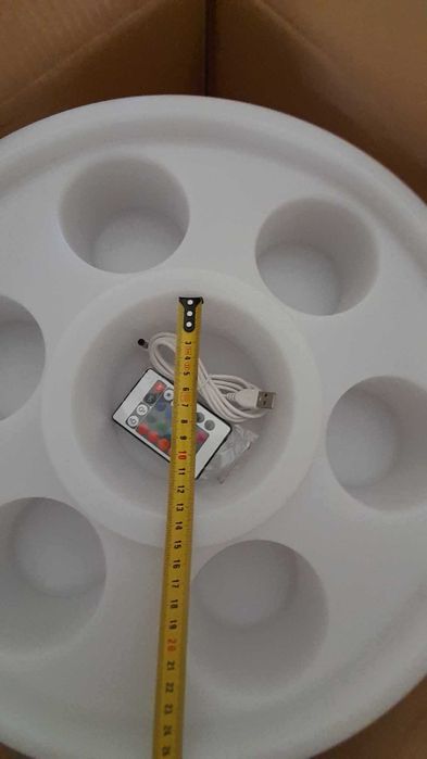 Barek pływający LED RGB na napoje beczka basen balia