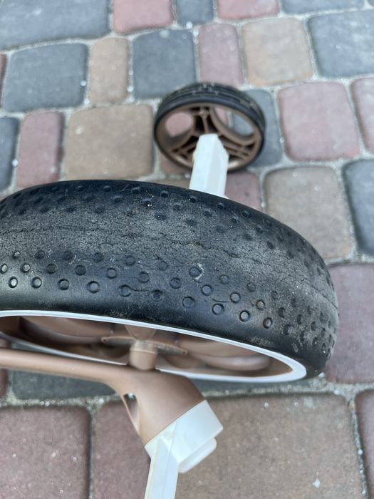 Велосипед-беговел BestTrike бежевий 2 в 1 трьоколісний музичний