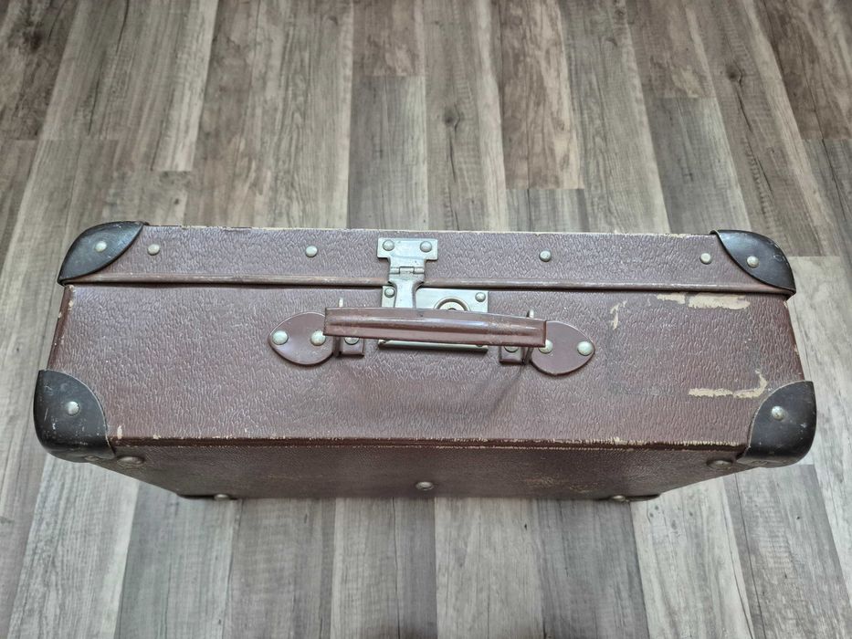 stara retro vintage walizka PRL 45x28x14