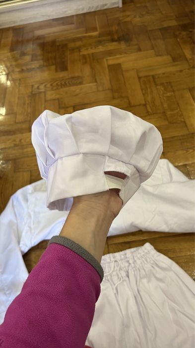 Роба на кухню для чоловіка, спец одяг для чоловіка, робочий одяг